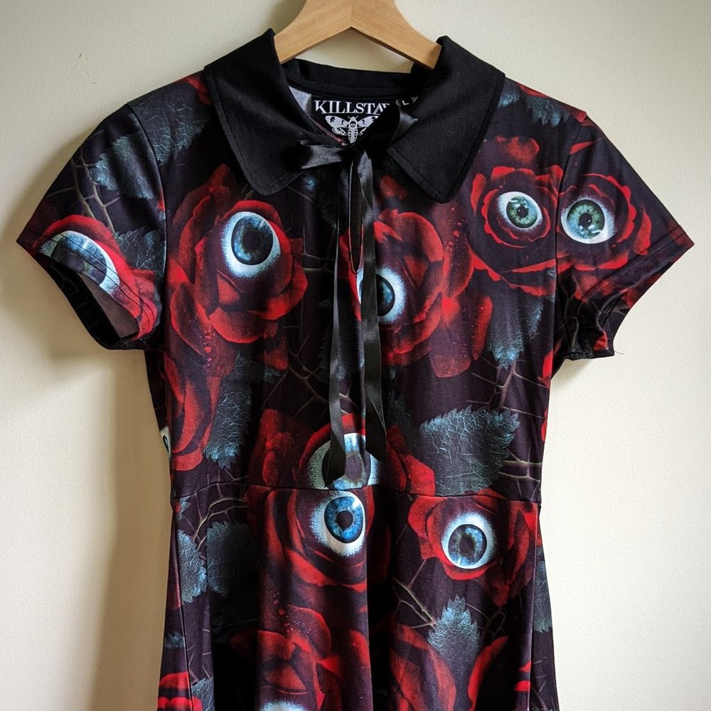 Killstar Eye Rose Dress (Never Worn)